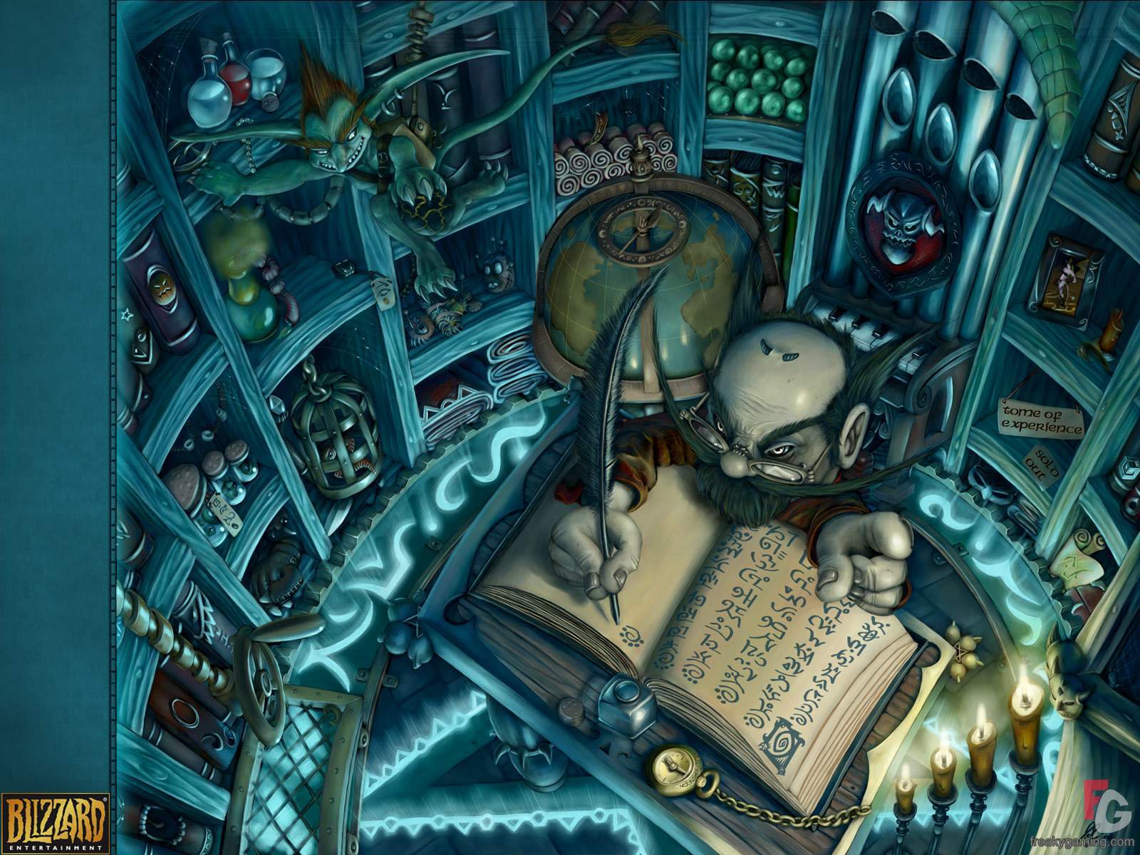World Of Warcraft Gnome Warlock Shop Wallpaper. Gallery at