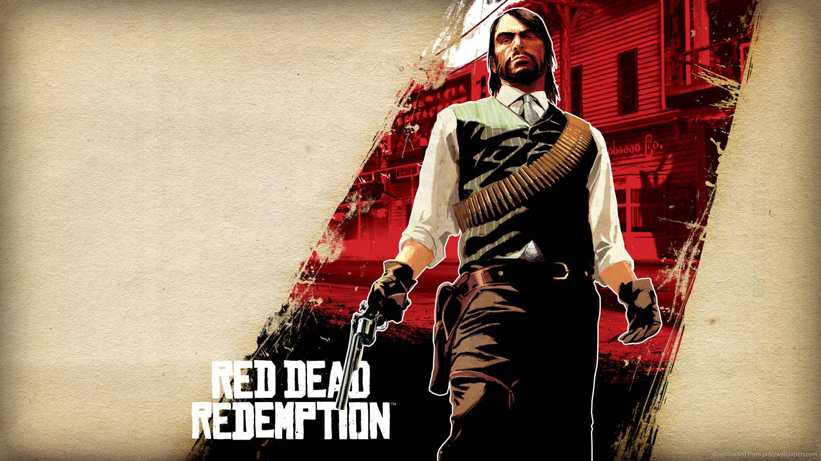 Download 1600x900 RDR John Marston Awesome Art Wallpaper