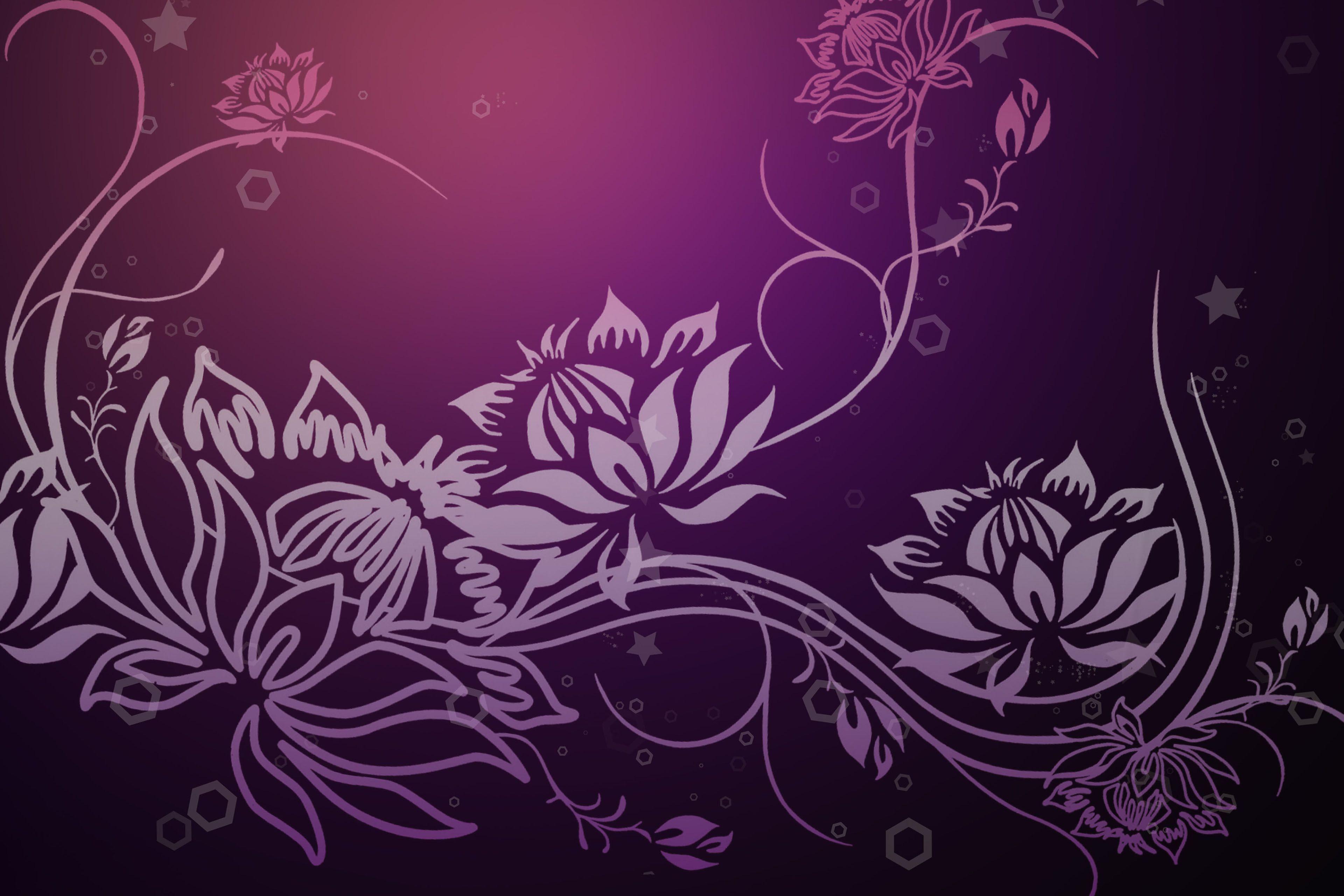 Lotus Purple Purple Color HD Free Wallpaper Background Image