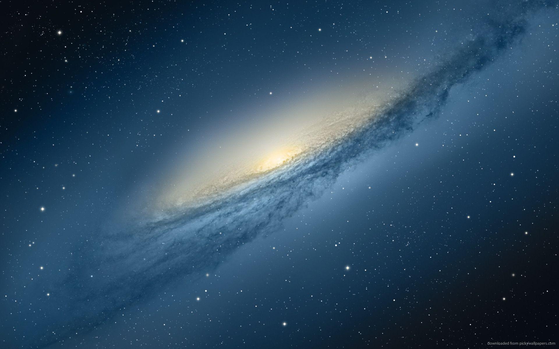 Download 1920x1200 Mac OS X Mountain Lion Andromeda Galaxy Wallpaper