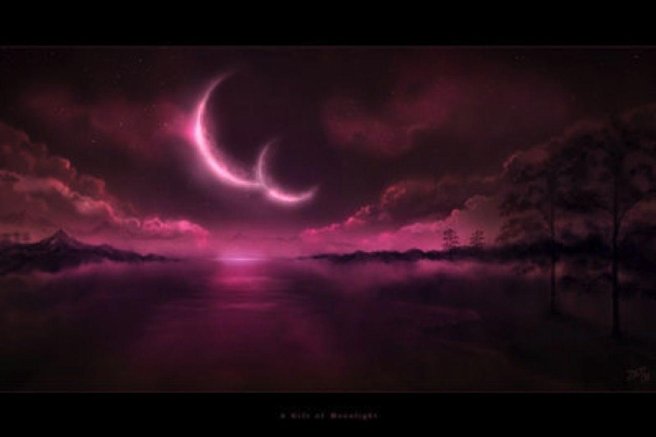 Purple Moon Wallpaper and Picture Items