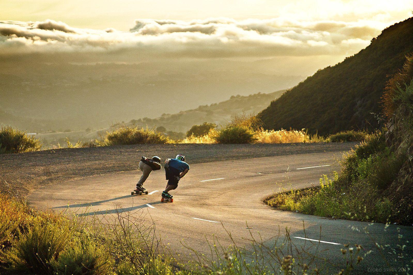 image For > Longboarding Downhill Wallpaper