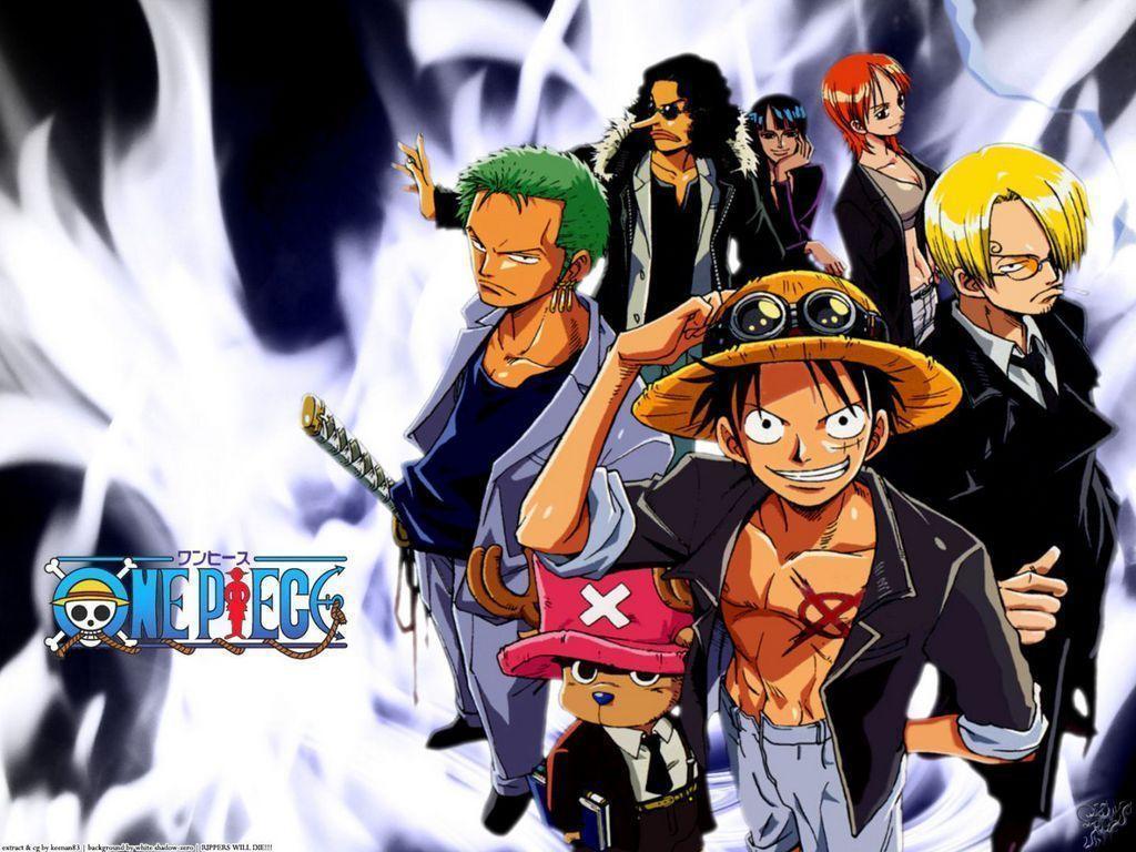 One Piece Luffy Zoro Cartoon Background For Free Download