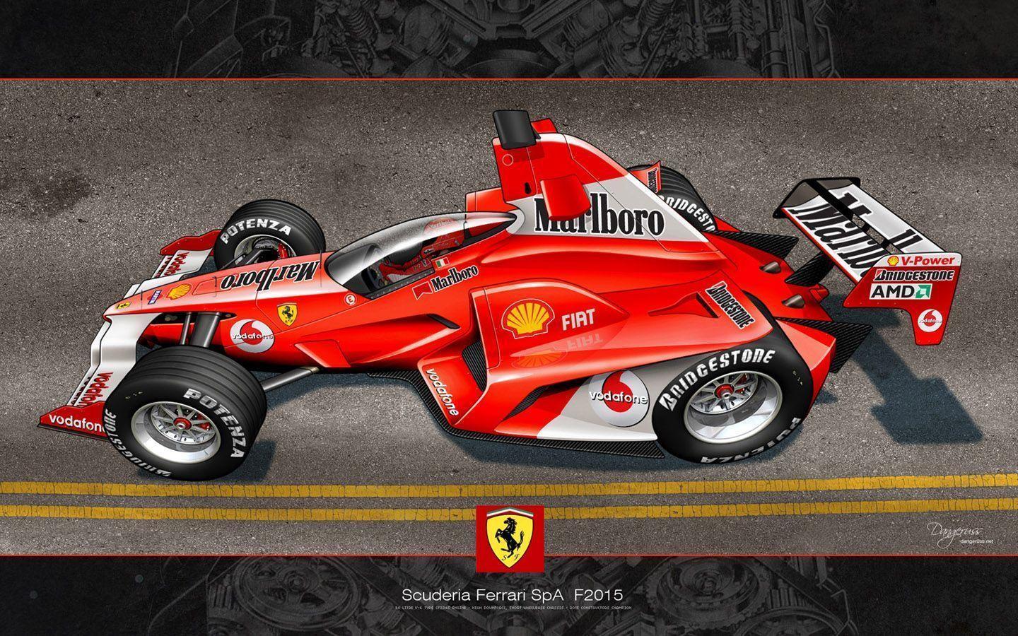 Ferrari F1 Widescreen 2 HD Wallpaper