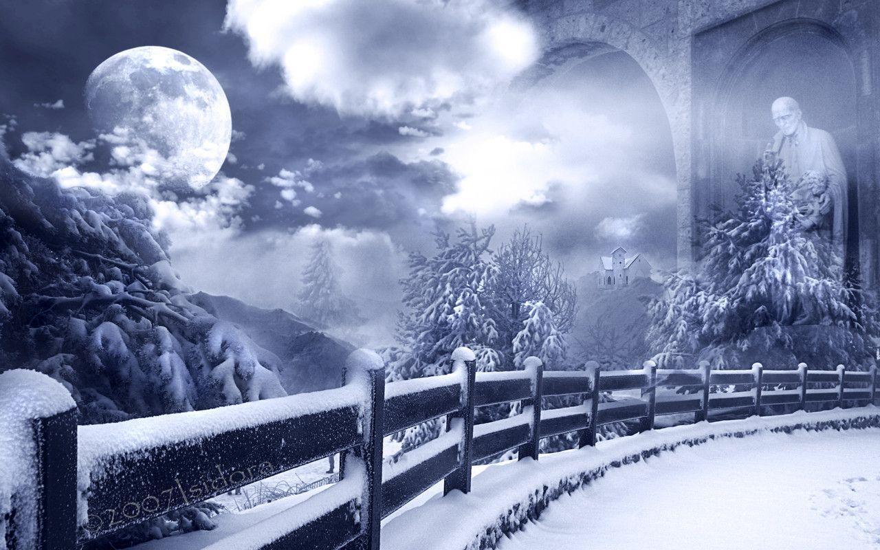 Mists of Winter desktop PC and Mac wallpaper