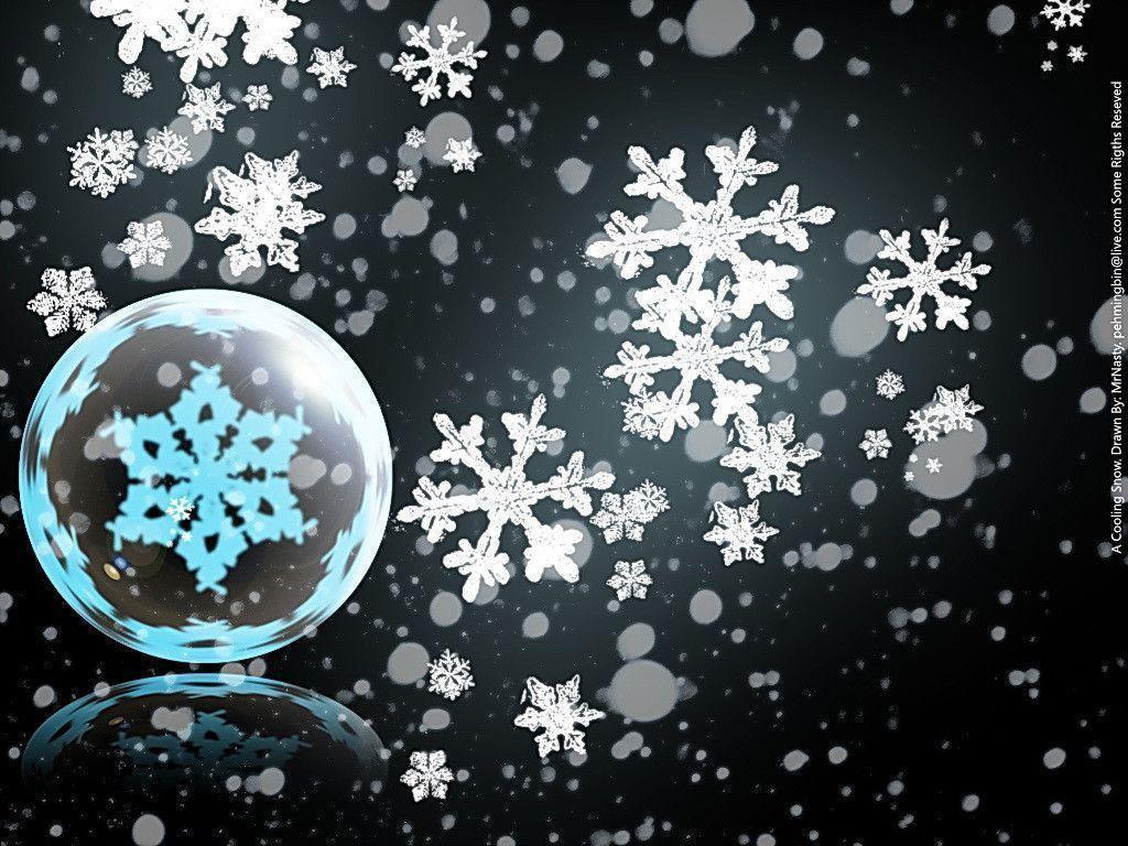 Snowflake Desktop Background