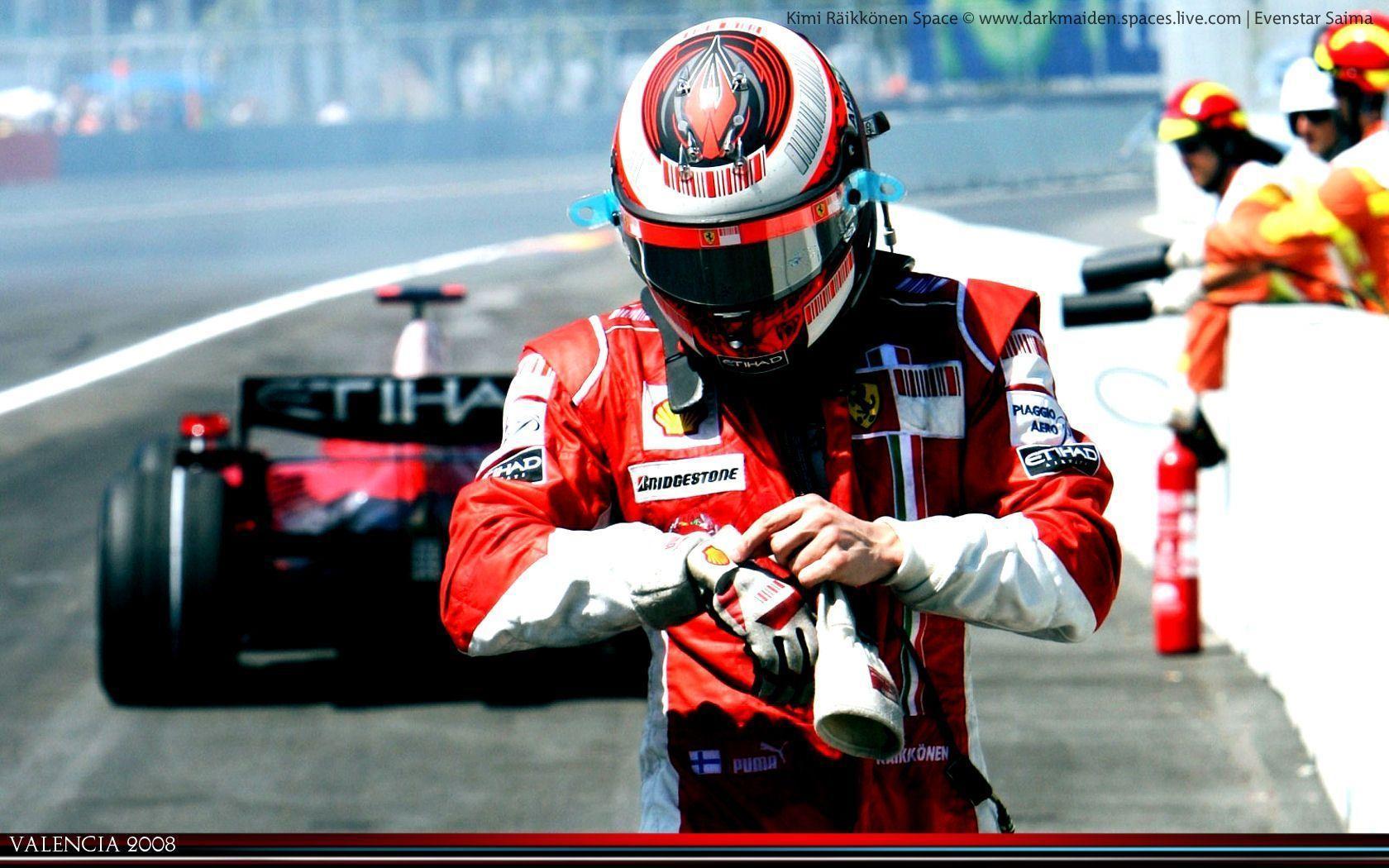 Valencia 2008 Desktops. Kimi Räikkönen Space