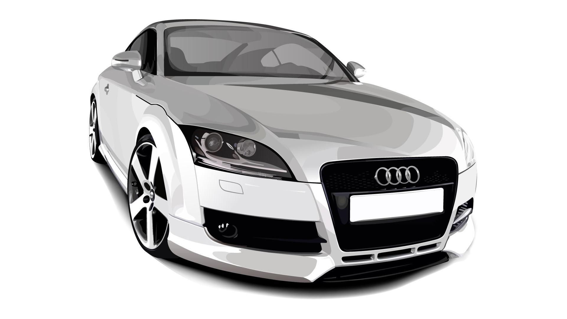 Hd White Audi Car Background Widescreen and HD background Wallpaper