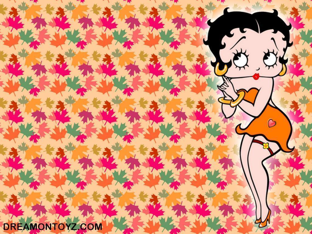 Betty Boop Picture Archive: More Betty Boop fall background