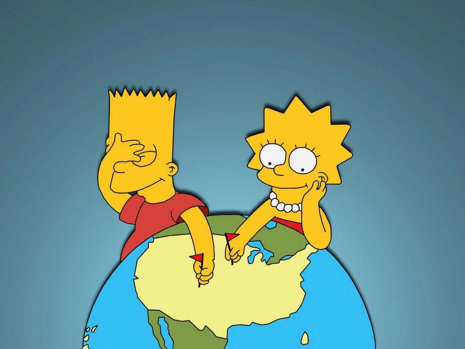 Pix For > Bart Simpson Apple Wallpaper