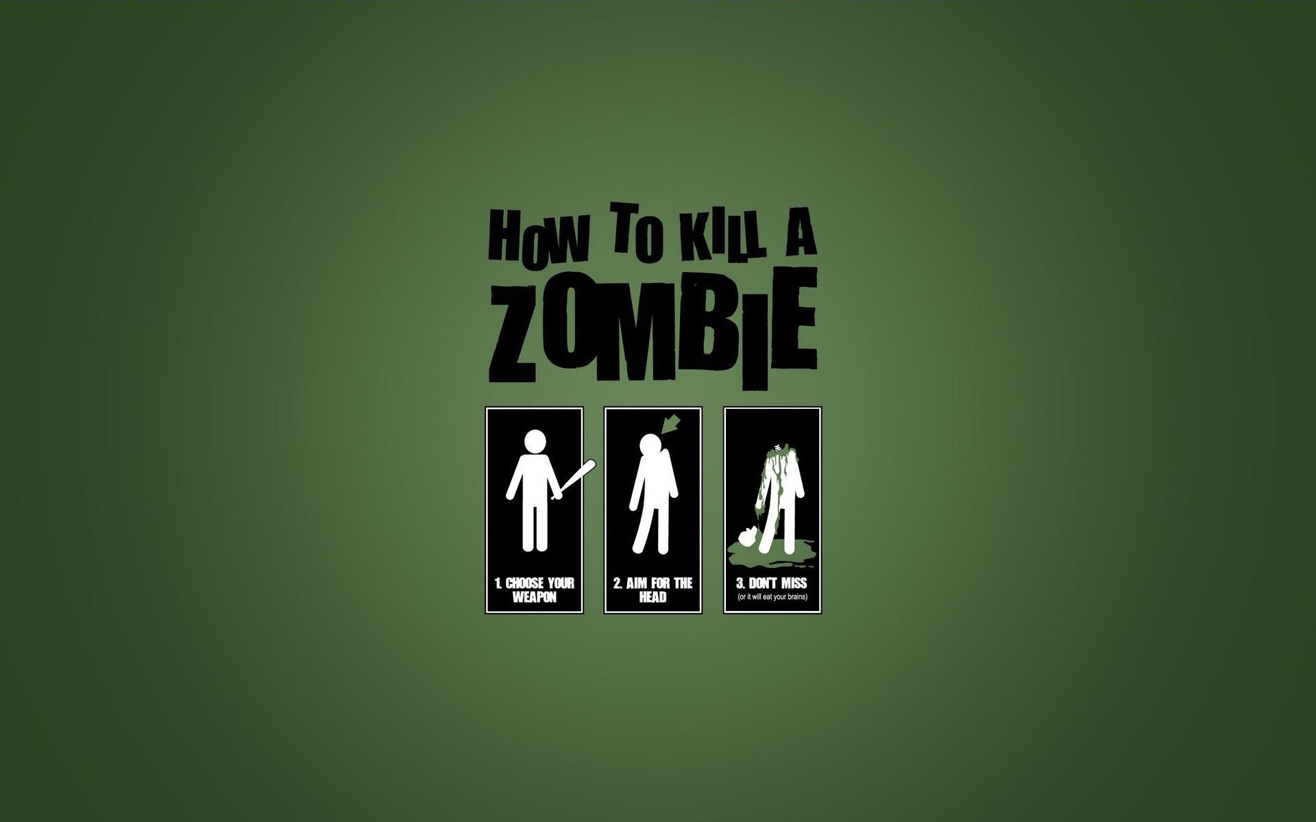 How To Kill A Zombie Wallpaper 1920x1200