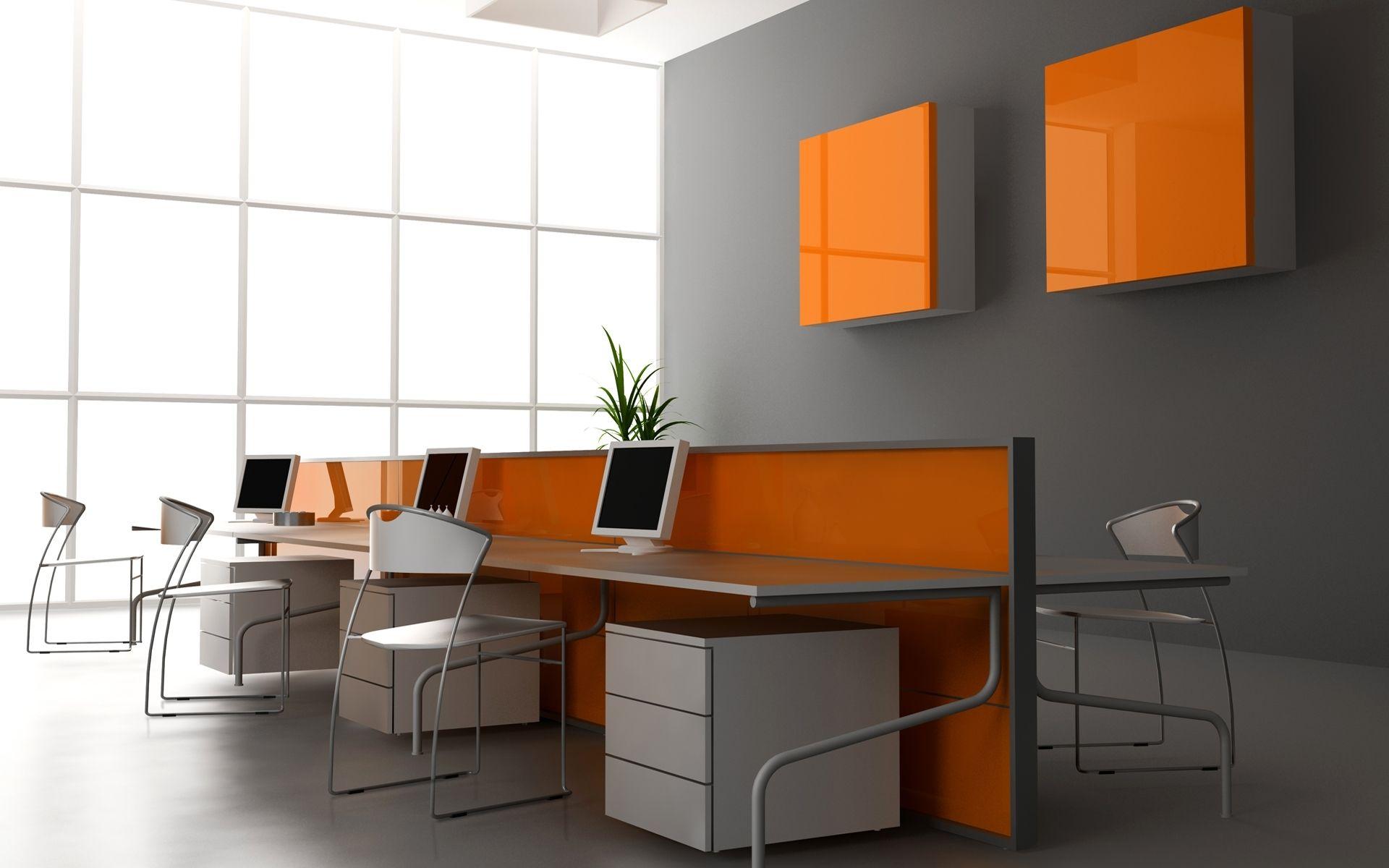 Wallpaper For > 3D Office Desktop Background