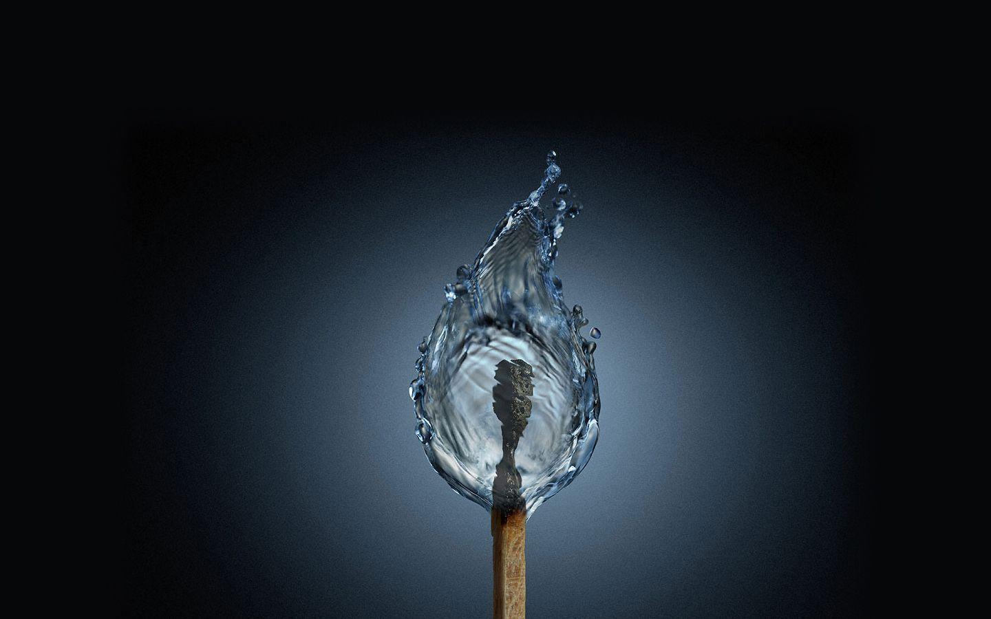 The Image of Water Abstract Surreal Matchsticks 1440x900 HD