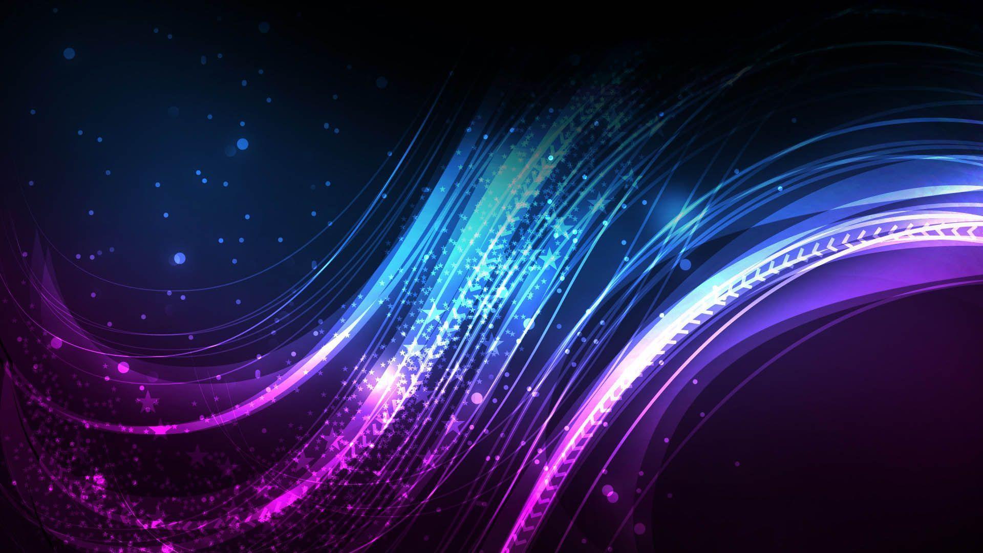 Wallpaper For > Purple And Blue Music Background