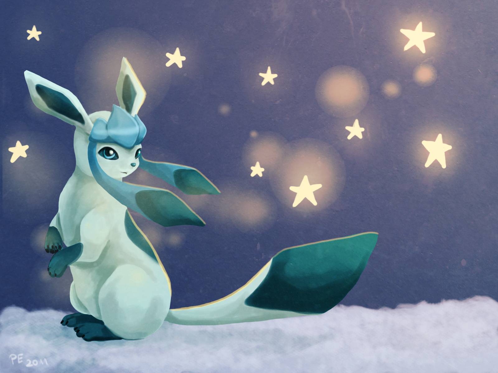Wallpaper For > Glaceon Pokeball Wallpaper