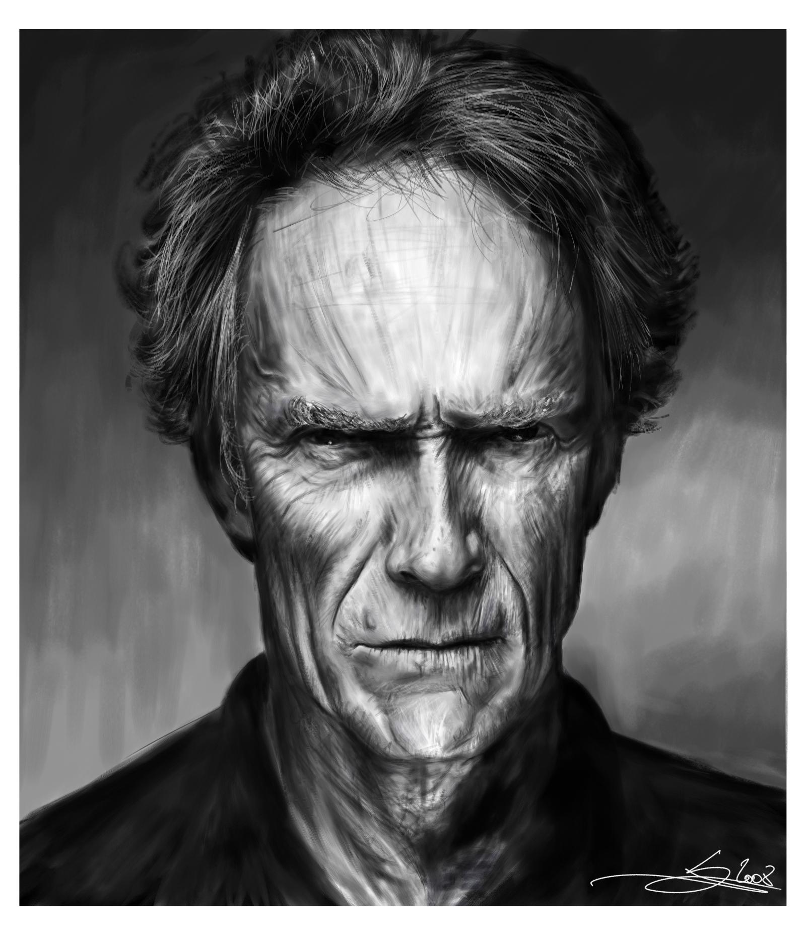 Download Clint Eastwood Wallpaper 1600x1856