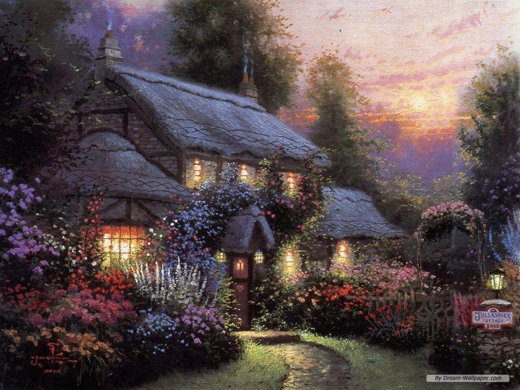 Wallpaper Thomas Kinkade Wallpaper 1024x768 Wallpaper Index 16