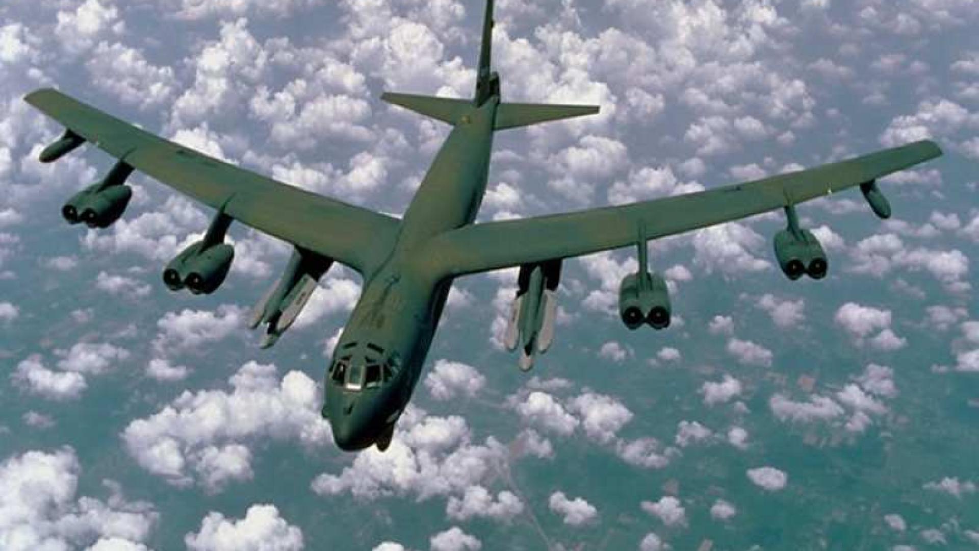 U.S. BOMBERS PRACTICE NUCLEAR STRIKE RUNS.PREPPING FOR NORTH