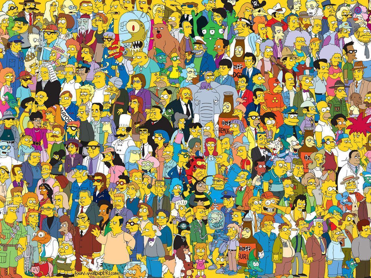 Simpsons Characters Wallpapers Wallpaper Cave