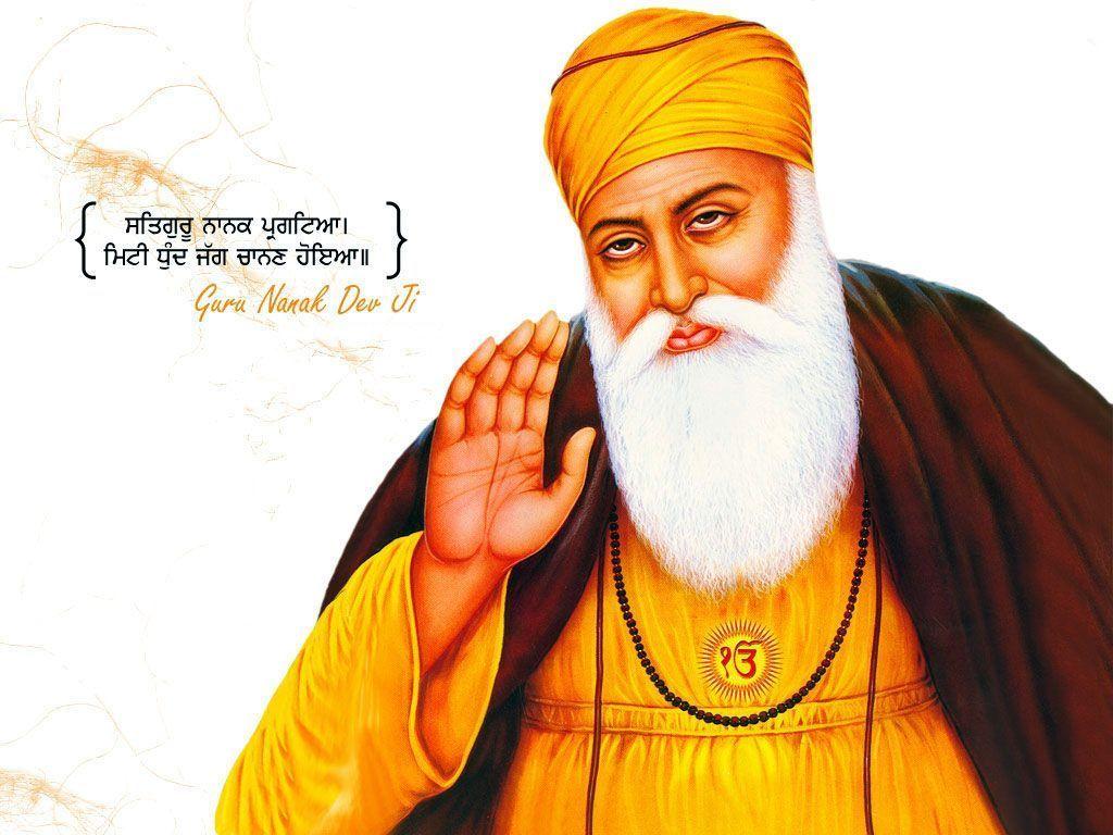 Guru Nank Ji Sikhism Religious Wallpaper, Free Widescreen HD