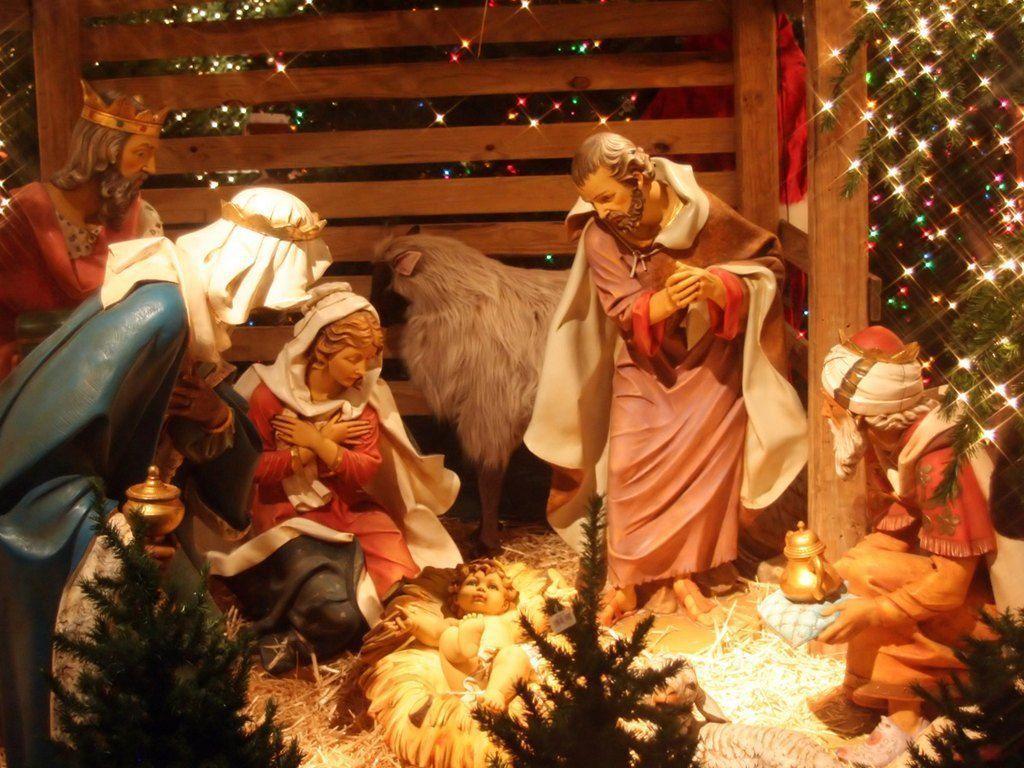 Xmas Stuff For > Merry Christmas Nativity Wallpaper