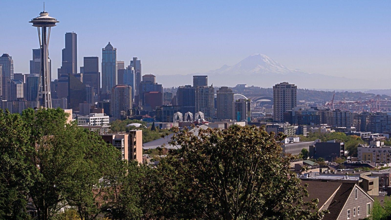 Seattle Skyline from Kerry Wallpaper 1600x900. Hot HD Wallpaper