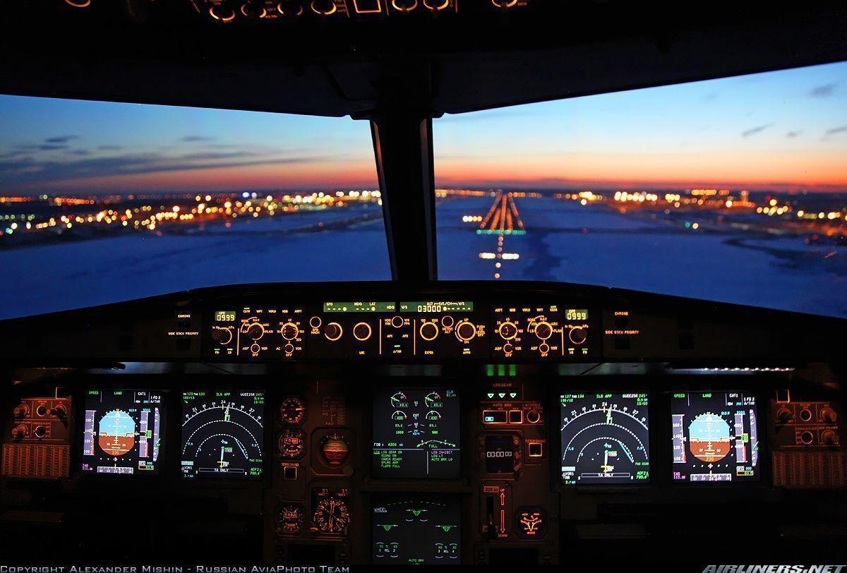 Inside Airplane Cockpit Wallpaper Photo Airbus A Aircraft