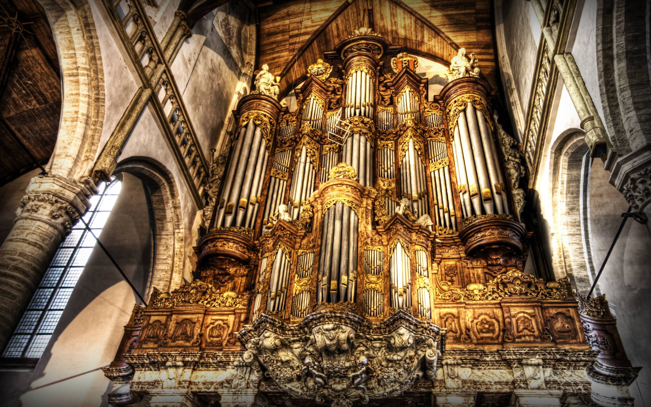 Music Pipe Organ Wallpaper 2560x1600 px Free Download