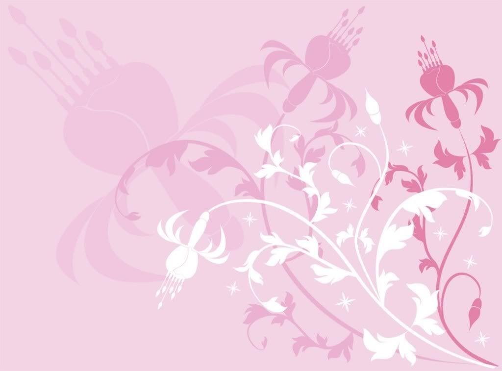 Pix For > Pink Flowery Background