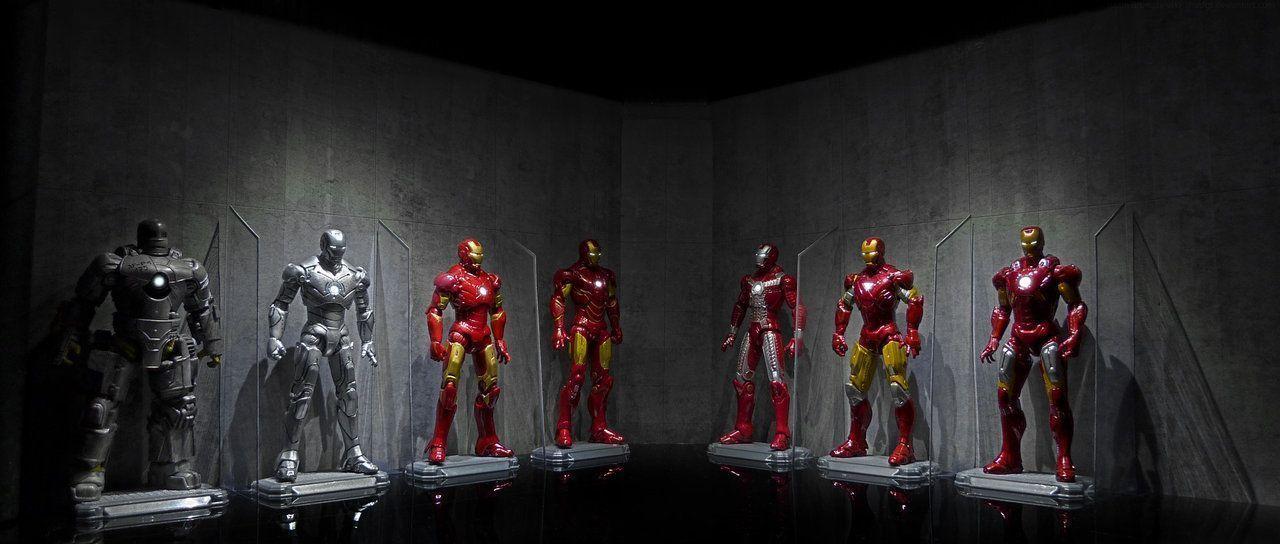 Iron Man Hall Of Armor Wallpaper Image & Picture