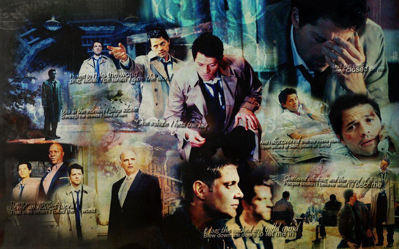Dean & Cas and Castiel Wallpaper