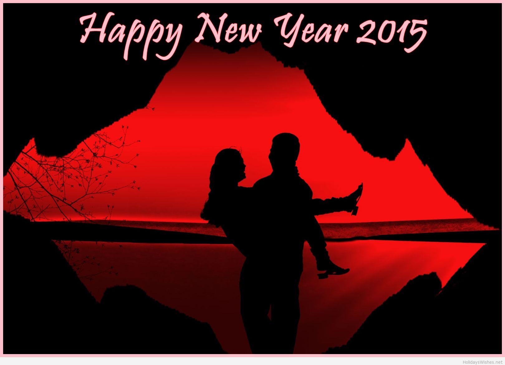 Cute love new year 2015 wallpaper