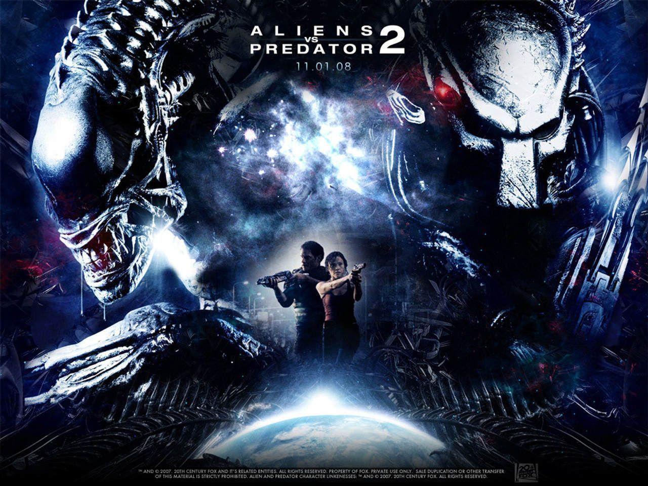 Alien vs Predator 2 Wallpaper. Films Wallpaper Gallery. PC