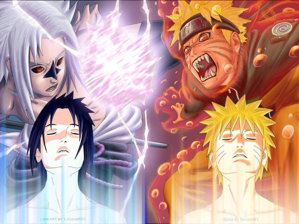 Pix For > Naruto Vs Sasuke Wallpaper