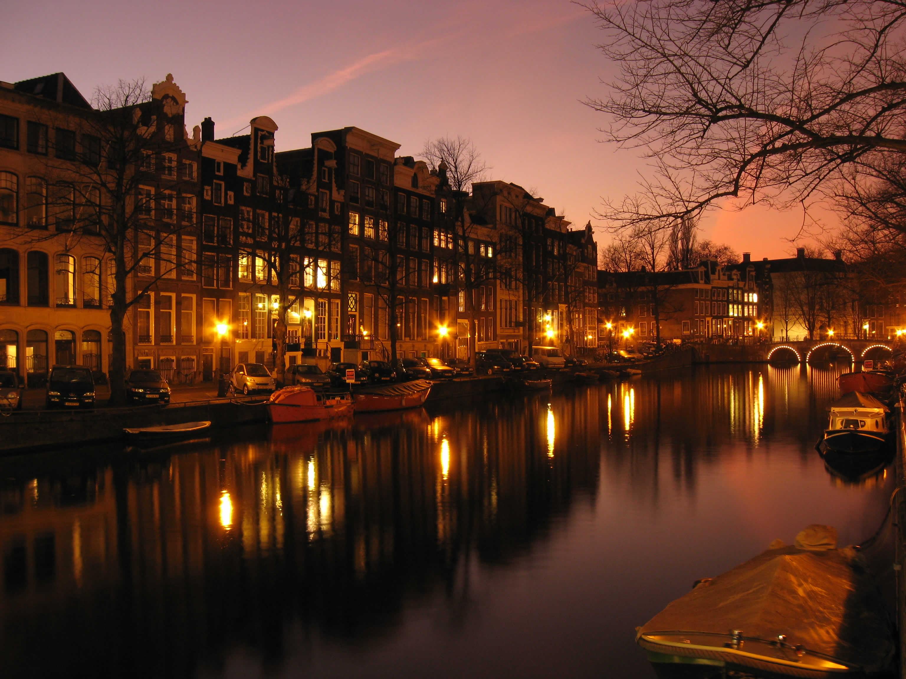 Amsterdam Sunset wallpaper