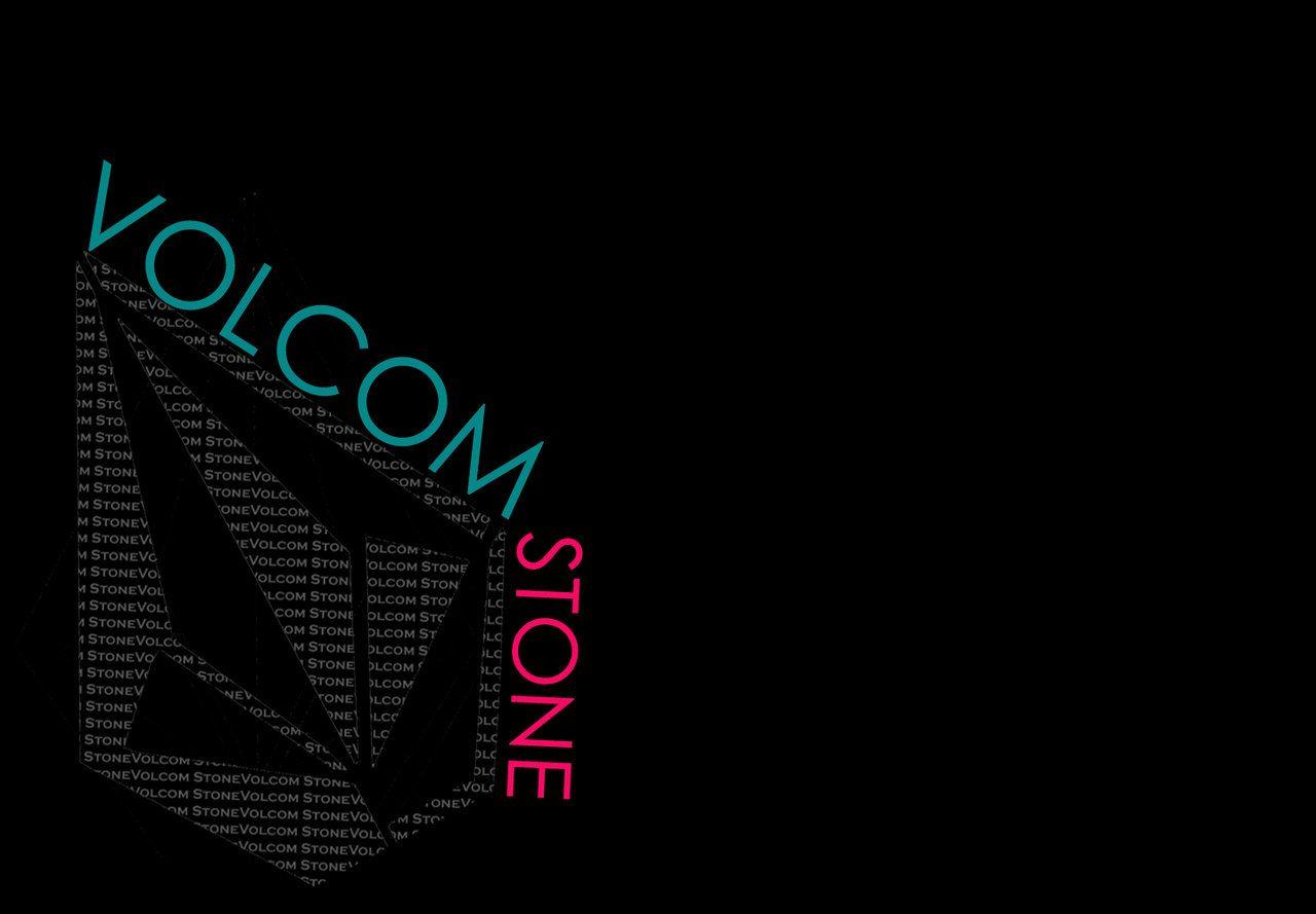 Volcom Logo Wallpaper Blue