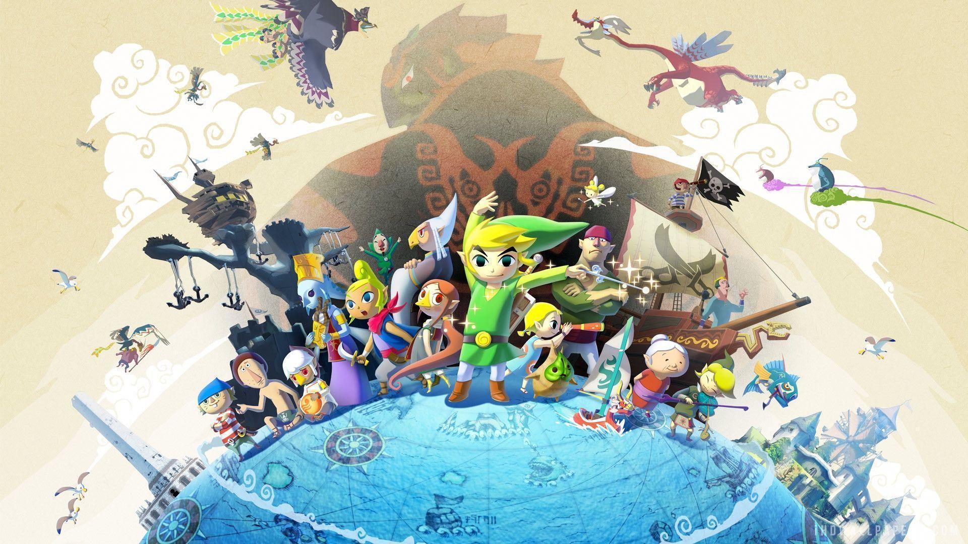 Legend Of Zelda Wind Waker HD wallpaper