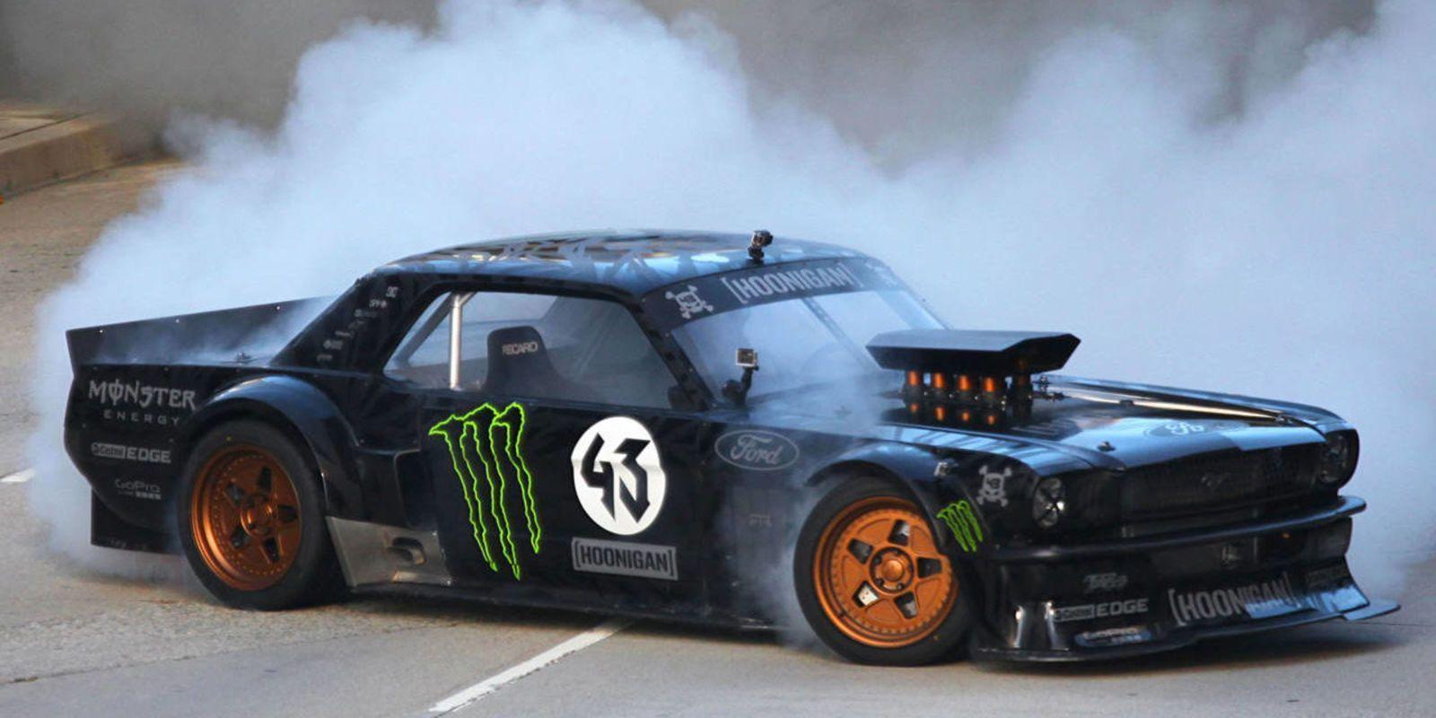Ken Block And the Gymkhana 7 Ford Mustang Video Filming In LA