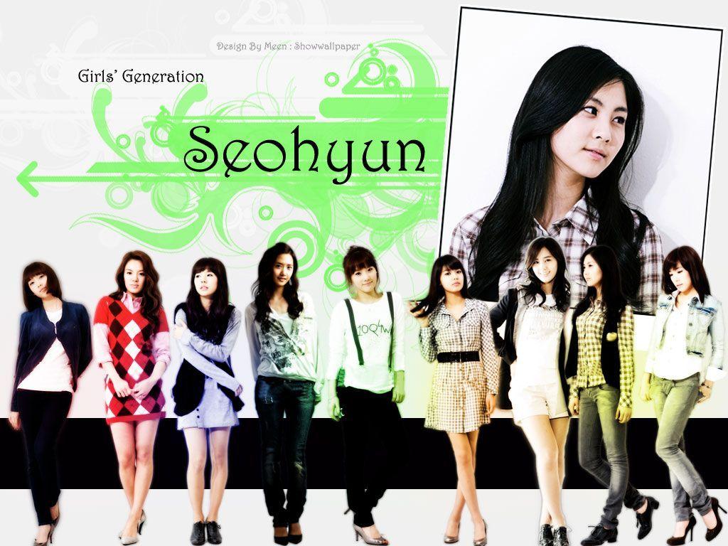 Girls Generation Seohyun SNSD Action Photo Wal Wallpaper