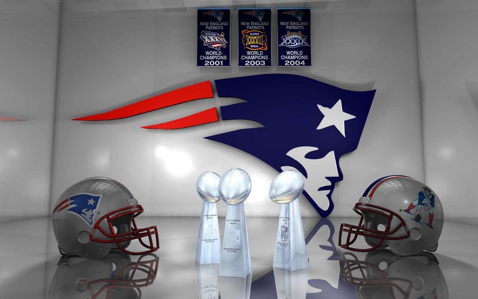 New England Patriots Championships Wallpaper. I love how this came
