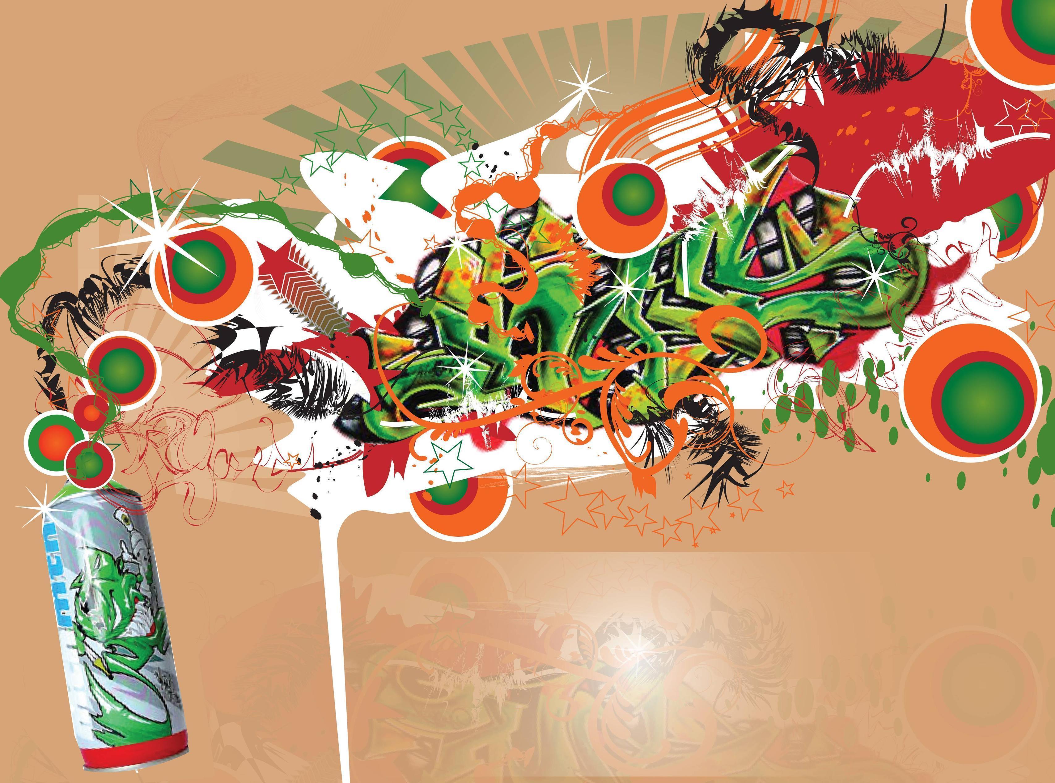 image For > Abstract Graffiti Wallpaper