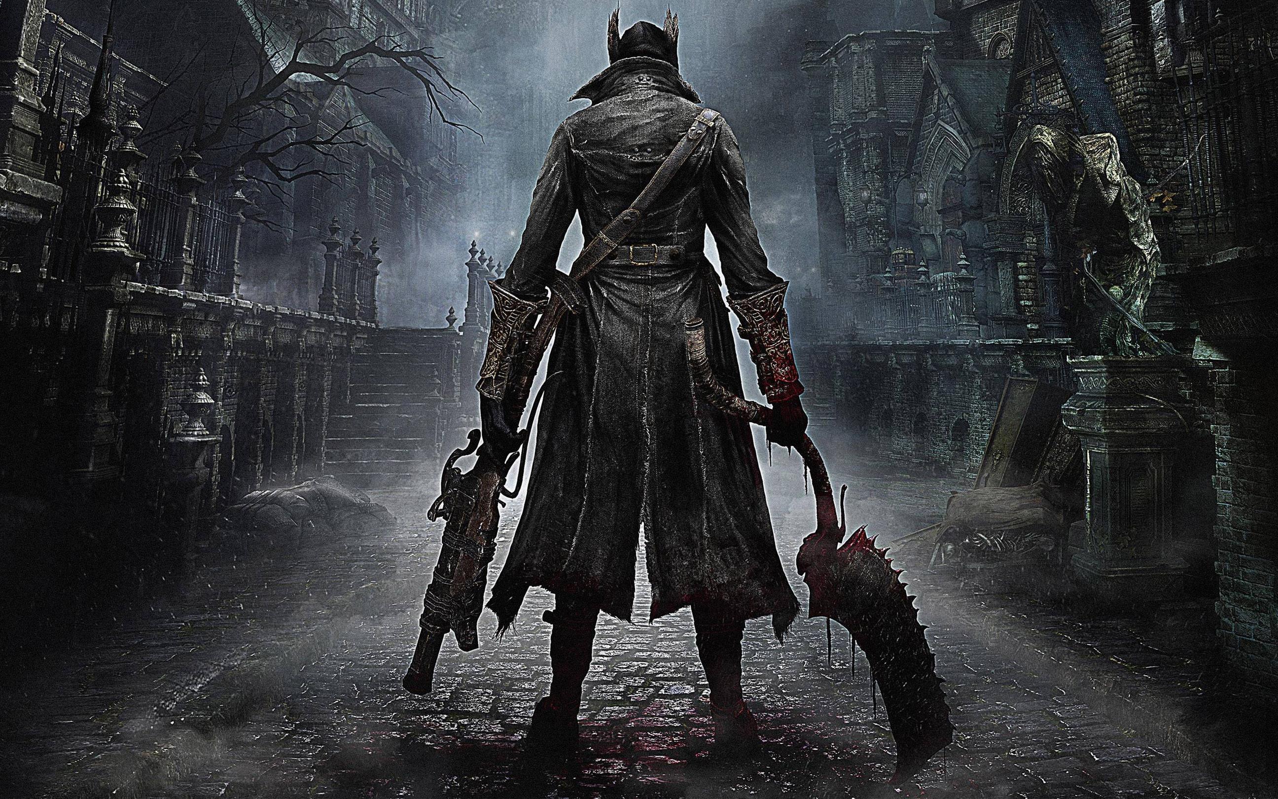 Bloodborne PS4 Game Poster Wallpaper Wide or HD