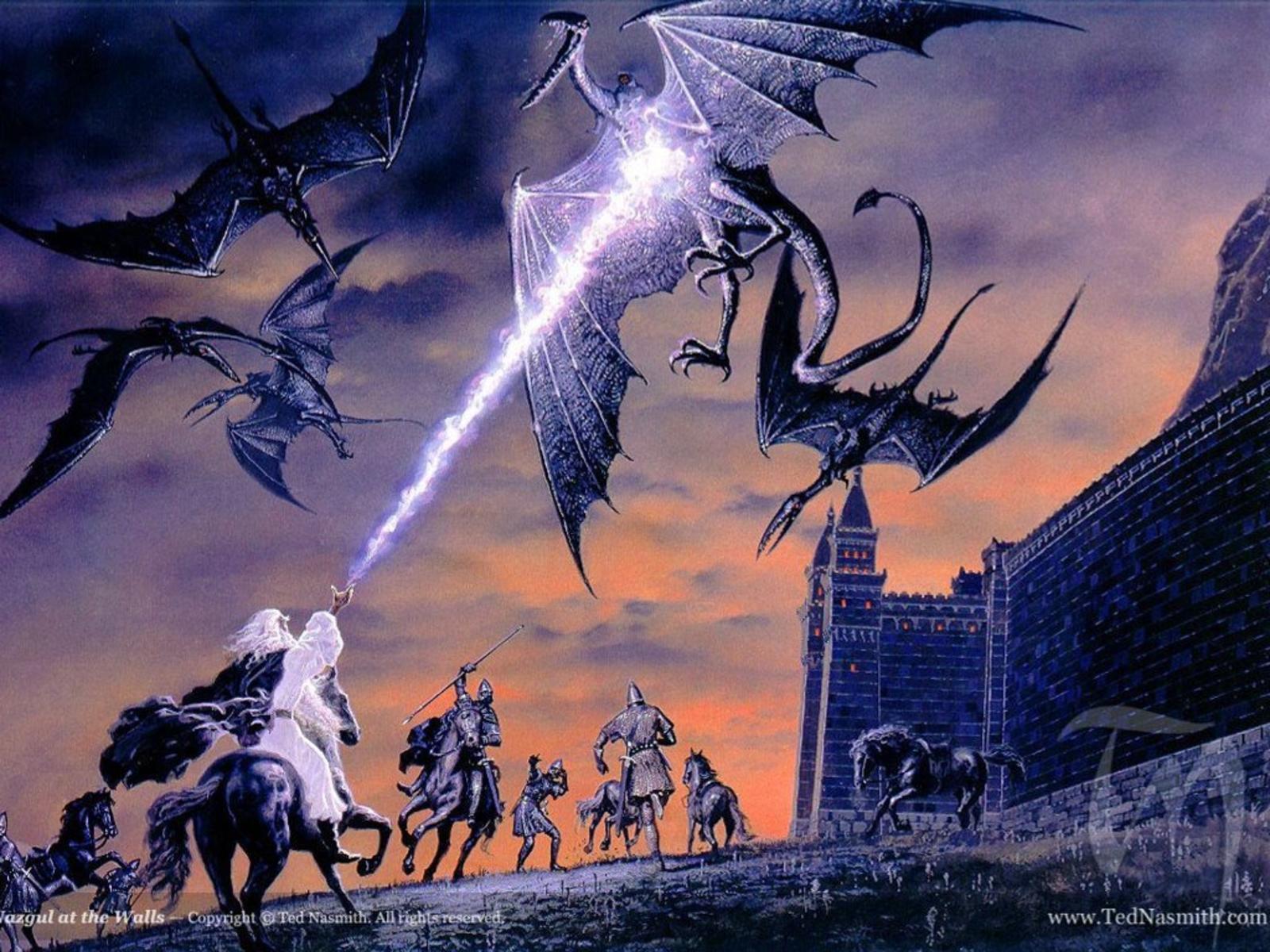 Nazgul dragon background free desktop background wallpaper