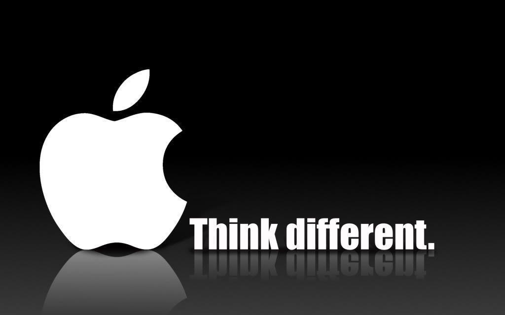 Reflecting Apple W/ Think Different Photo by poofiggle