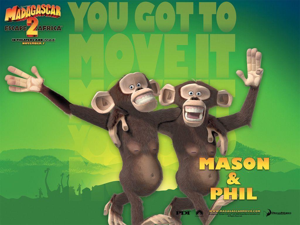 Madagascar 2 Mason & Phil Background Picture