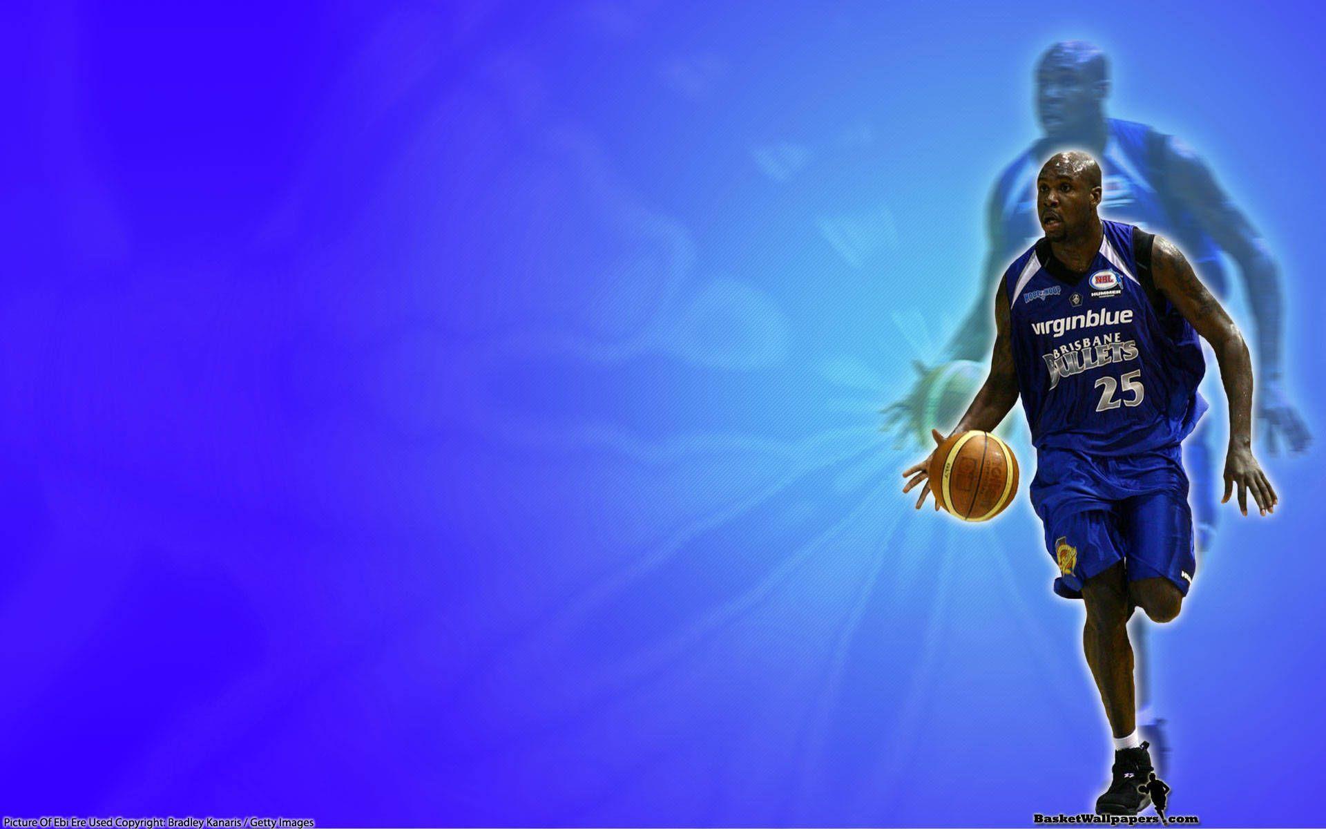 Wallpaper For > Blue Basketball Background