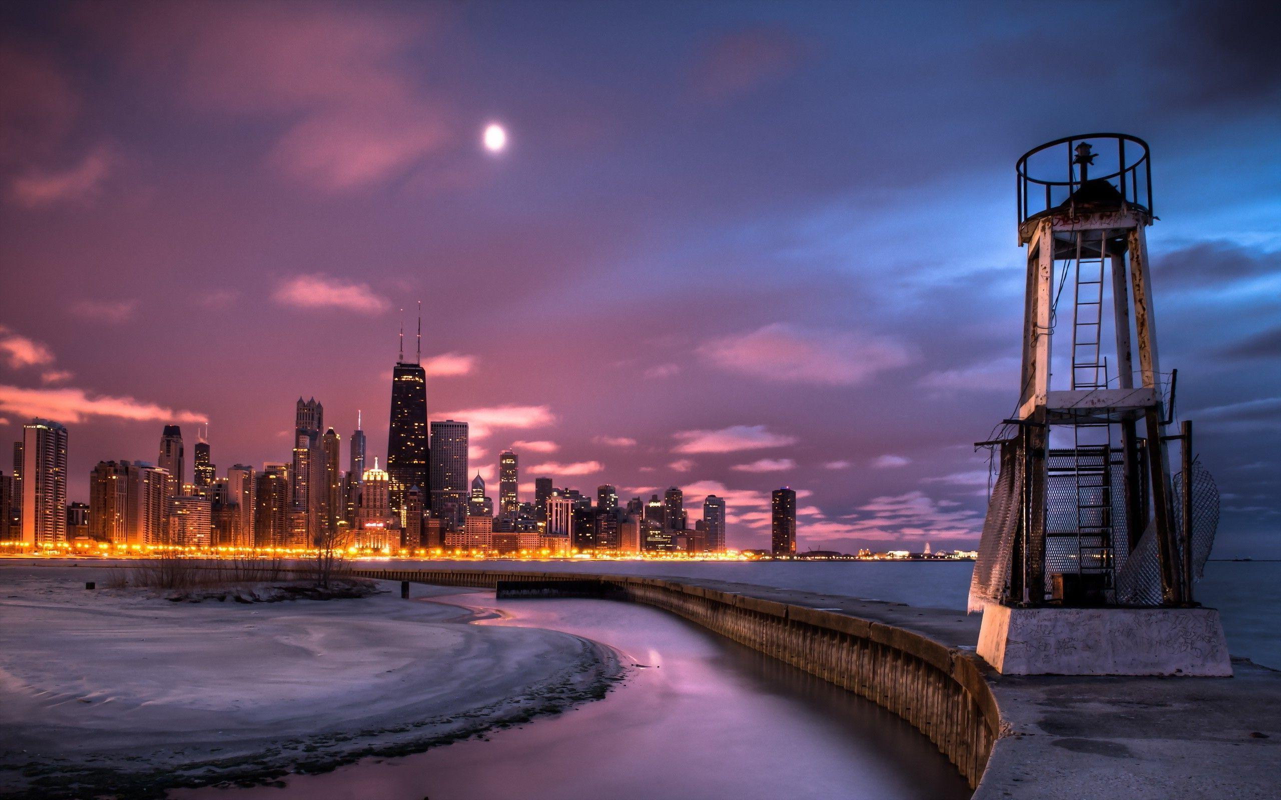 Chicago Skyline Wallpaper HD wallpaper search