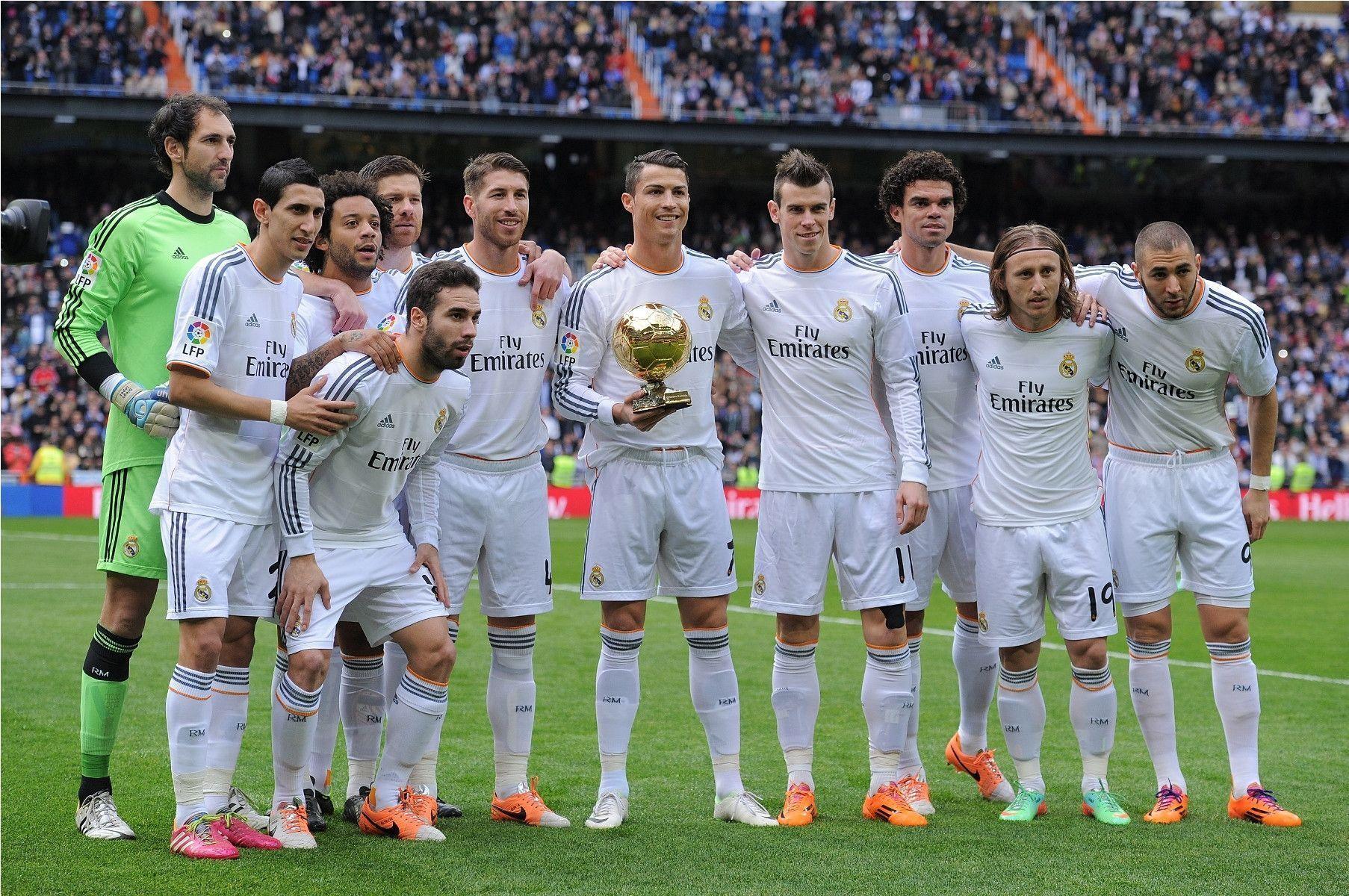 Real Madrid Team 2014. Sky HD Wallpaper