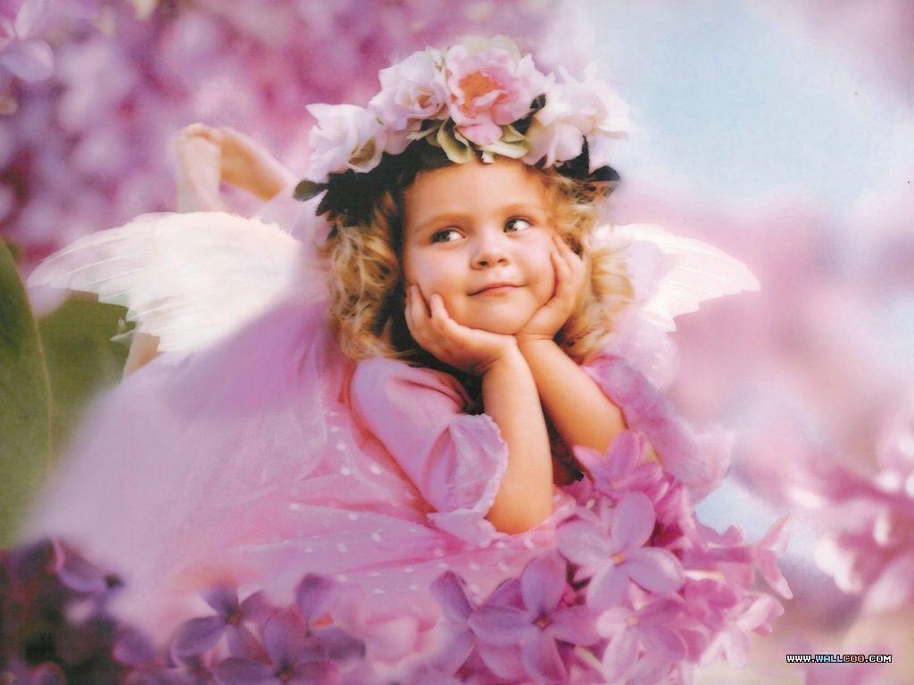 Cute Angel Baby Girl Wallpaper Wallpaper Inn