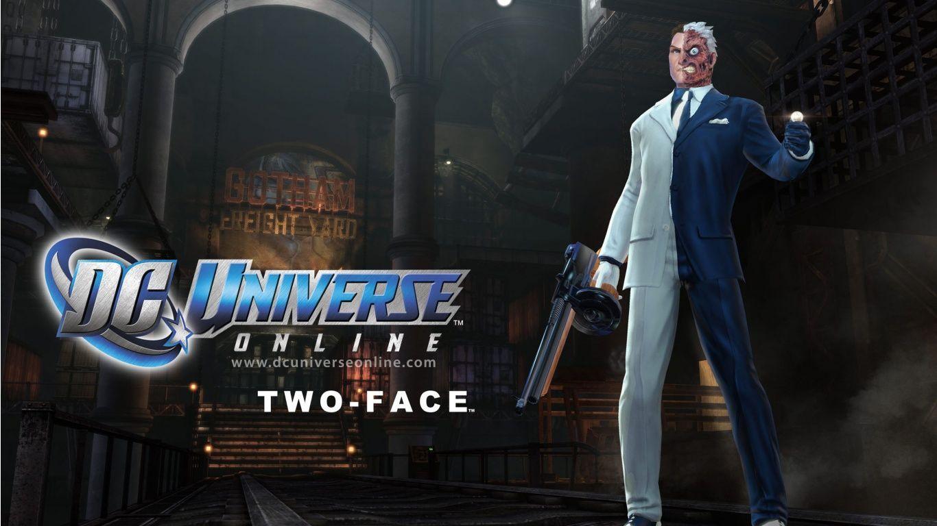 Video Games Dc Universe Online Two Face Wallpapers 1366x768 px Free